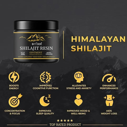 100% Himalayan ORGANIC Shilajit Paste 30g With Spoon